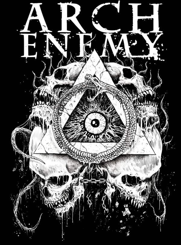 Arch Enemy 5 Music Print  Concert Wall Art Memorabilia gift A5,A4,A3