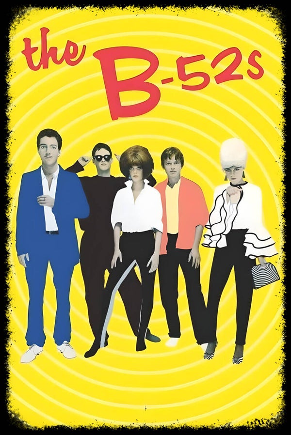 The B52s 3  Music Print  Concert Wall Art Memorabilia gift A5,A4,A3