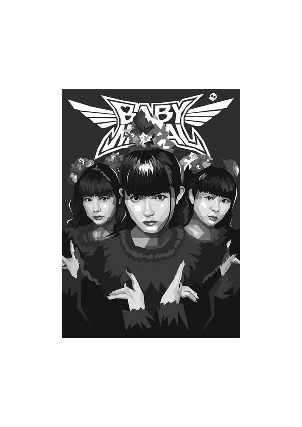 Baby Metal 12 Music Print  Concert Wall Art Memorabilia gift A5,A4,A3