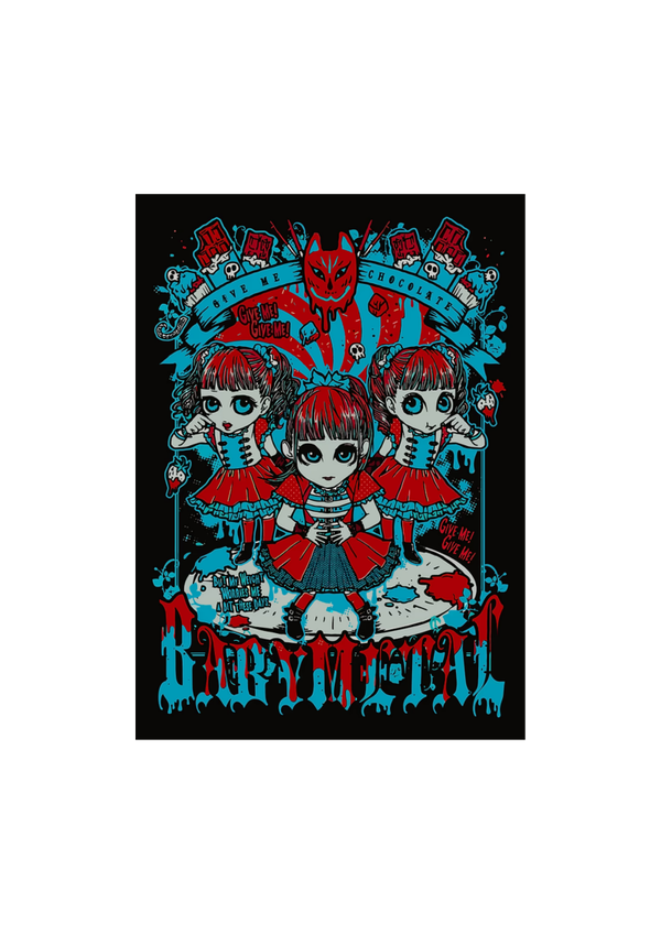 Baby Metal 18 Music Print  Concert Wall Art Memorabilia gift A5,A4,A3