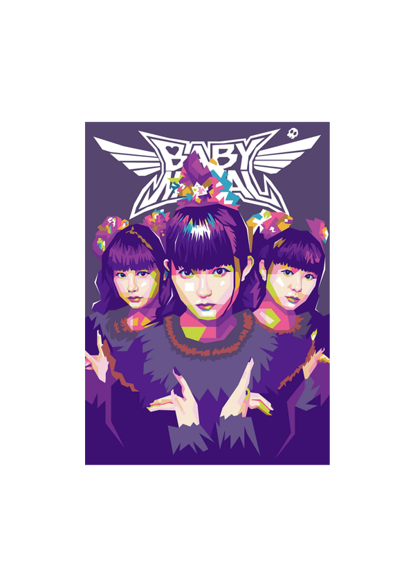 Baby Metal 20 Music Print  Concert Wall Art Memorabilia gift A5,A4,A3