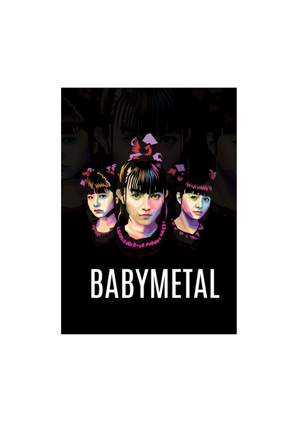 Baby Metal 21 Music Print  Concert Wall Art Memorabilia gift A5,A4,A3