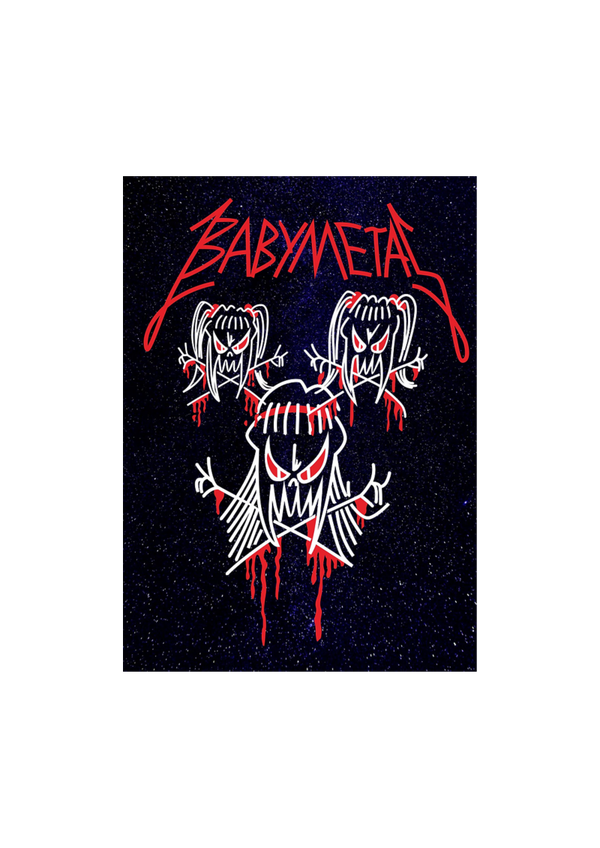 Baby Metal 26 Music Print  Concert Wall Art Memorabilia gift A5,A4,A3
