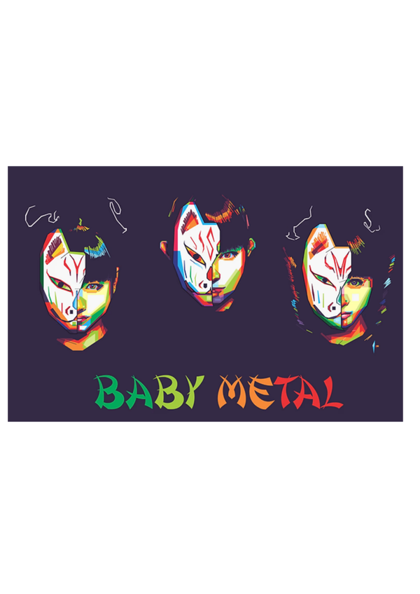 Baby Metal 28 Music Print  Concert Wall Art Memorabilia gift A5,A4,A3