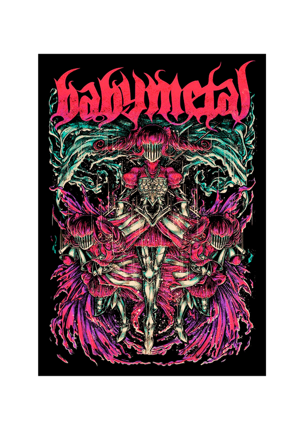 Baby Metal 34 Music Print  Concert Wall Art Memorabilia gift A5,A4,A3