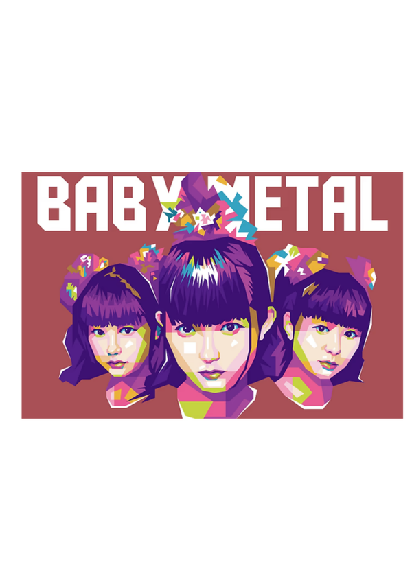 Baby Metal 6 Music Print  Concert Wall Art Memorabilia gift A5,A4,A3