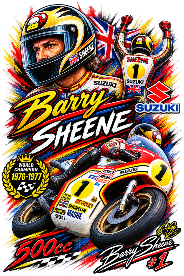 BARRY SHEEN  MOTO GP LEGENDS Instant Digital Download