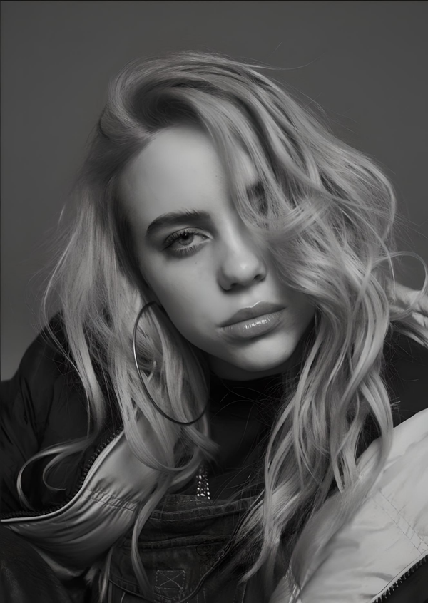 Billie Eilish 4 Music Print  Concert Wall Art Memorabilia gift A5,A4,A3