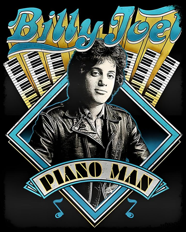 Billy Joel 4 Music Print  Concert Wall Art Memorabilia gift A5,A4,A3