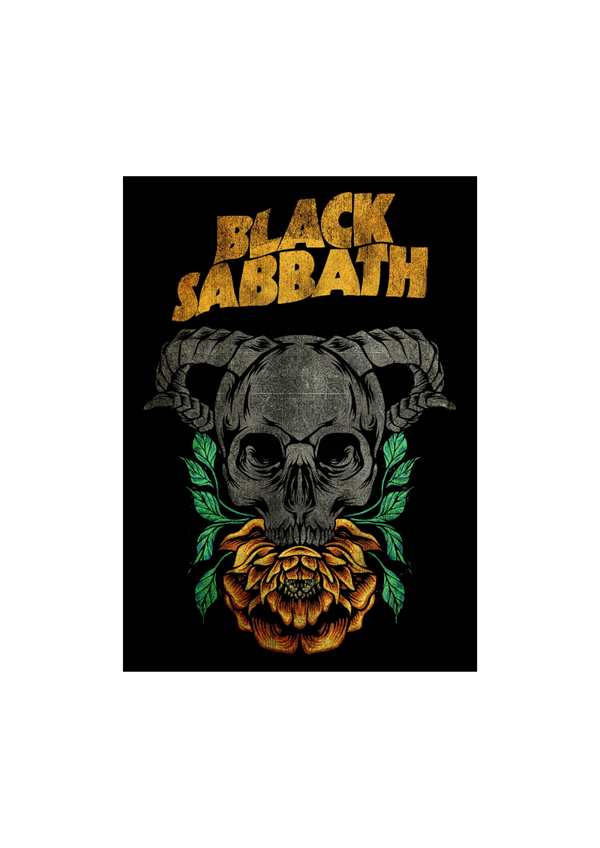 Black Sabbath 004 Music Print  Concert Wall Art gift A5,A4,A3