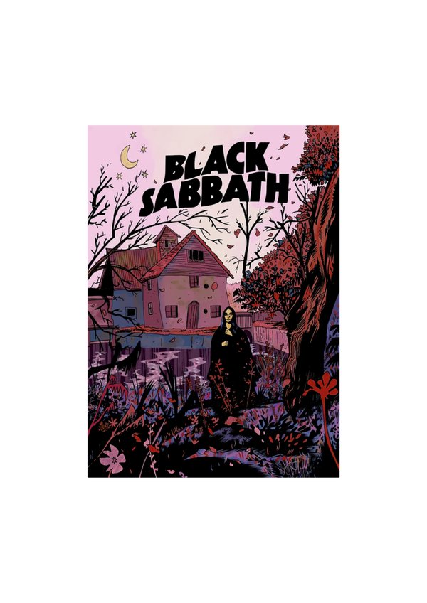 Black Sabbath 007 Music Print  Concert Wall Art gift A5,A4,A3