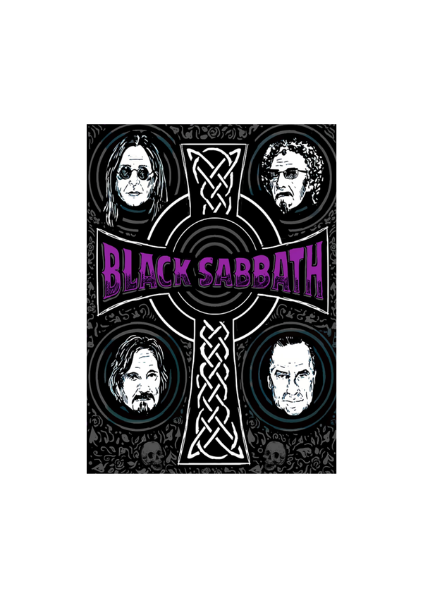 Black Sabbath 009 Music Print  Concert Wall Art gift A5,A4,A3