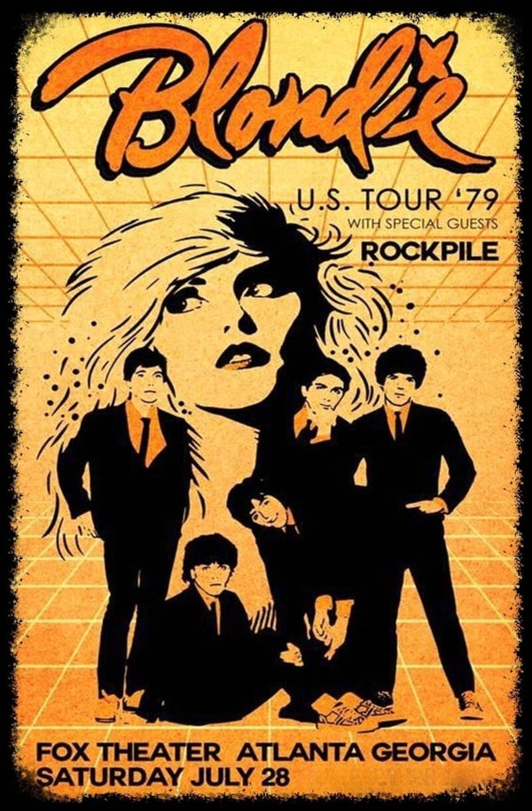 Blondie 1  Music Print  Concert Wall Art Memorabilia gift A5,A4,A3