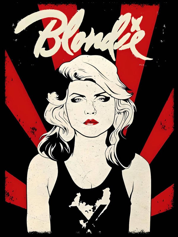 Blondie 3 Music Print  Concert Wall Art Memorabilia gift A5,A4,A3