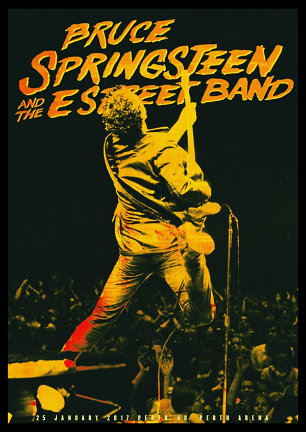 Bruce Springsteen 27 Music Print  Concert Wall Art Memorabilia gift A5,A4,A3