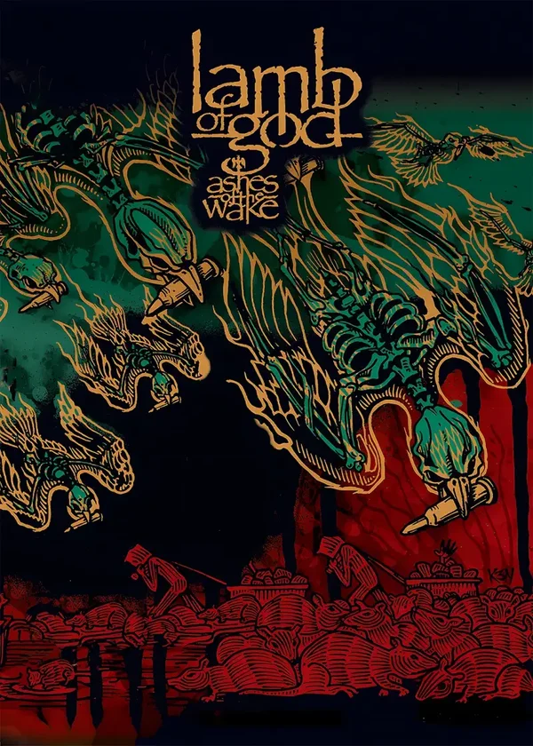 Lamb Of God 2 Music Print  Concert Wall Art Memorabilia gift A5,A4,A3