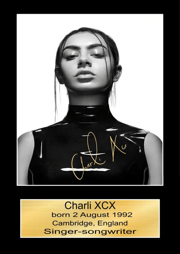 Charli xcx print Music Poster Wall Art Memorabilia gift A5,A4,A3.