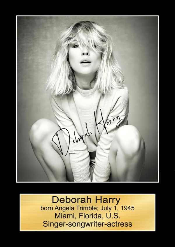 Deborah Harry print Music Poster Wall Art Memorabilia gift A5,A4,A3.
