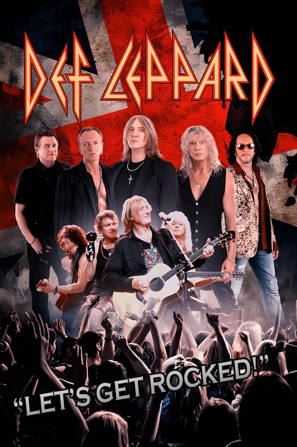 Def Leppard 10 Music Print  Concert Wall Art Memorabilia gift A5,A4,A3