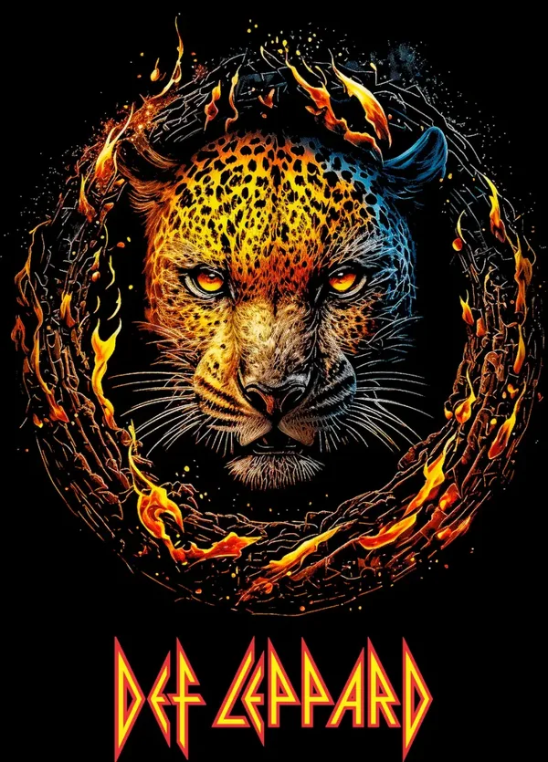 Def Leppard 11 Music Print  Concert Wall Art Memorabilia gift A5,A4,A3
