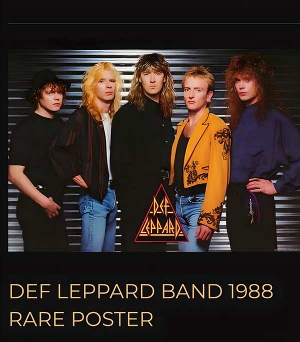 Def Leppard 16 Music Print  Concert Wall Art Memorabilia gift A5,A4,A3