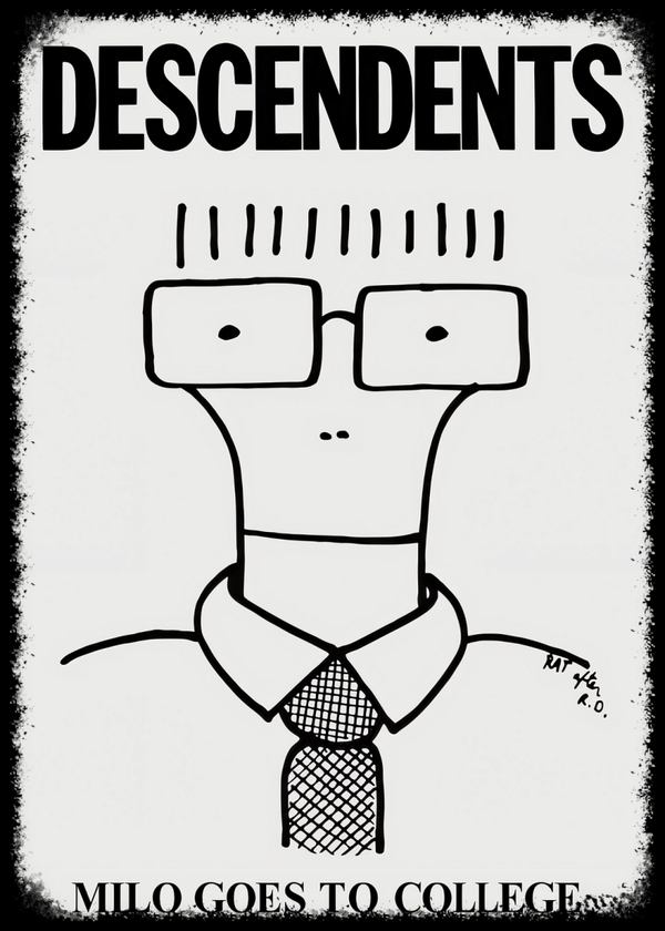 Descendents 1  Music Print  Concert Wall Art Memorabilia gift A5,A4,A3