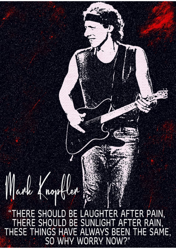 Dire Straits 2 Music Print  Concert Wall Art Memorabilia gift A5,A4,A3