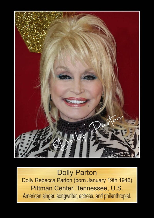 Dolly Parton print Music Poster Wall Art Memorabilia gift A5,A4,A3.