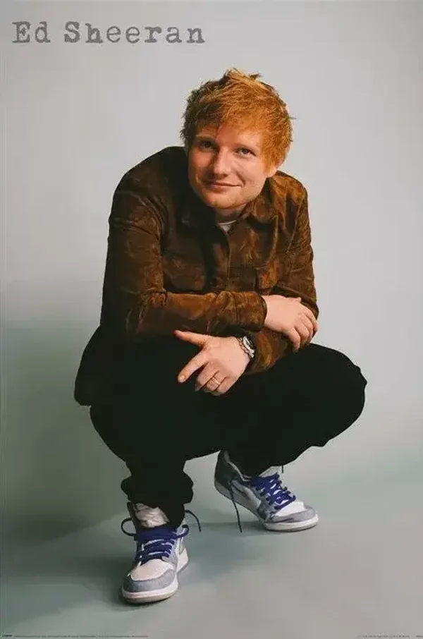 Ed Sheeran  Music Print  Concert Wall Art Memorabilia gift A5,A4,A3