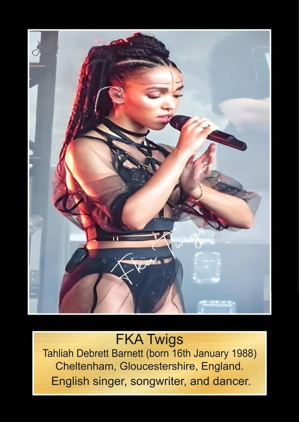 FKA Twigs print Music Poster Wall Art Memorabilia gift A5,A4,A3.