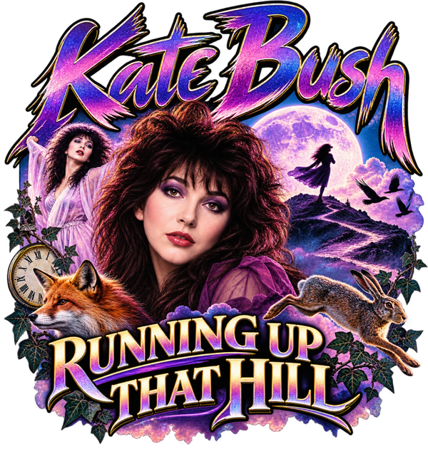 KATE BUSH RUNNING UP THAT HILL #410 Sublimation  Digital Download