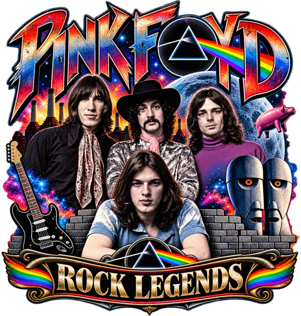 PINK FLOYD ROCK LEGENDS #412 Sublimation  Digital Download
