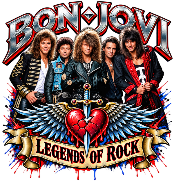 BON JOVI LEGEND OF ROCK #417 Sublimation  Digital Download