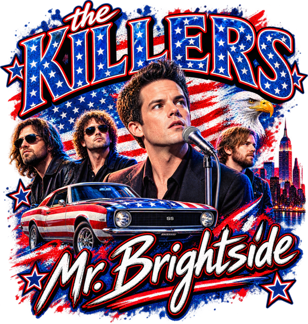 THE KILLERS MR BRIGHTSIDE #418 Sublimation  Digital Download