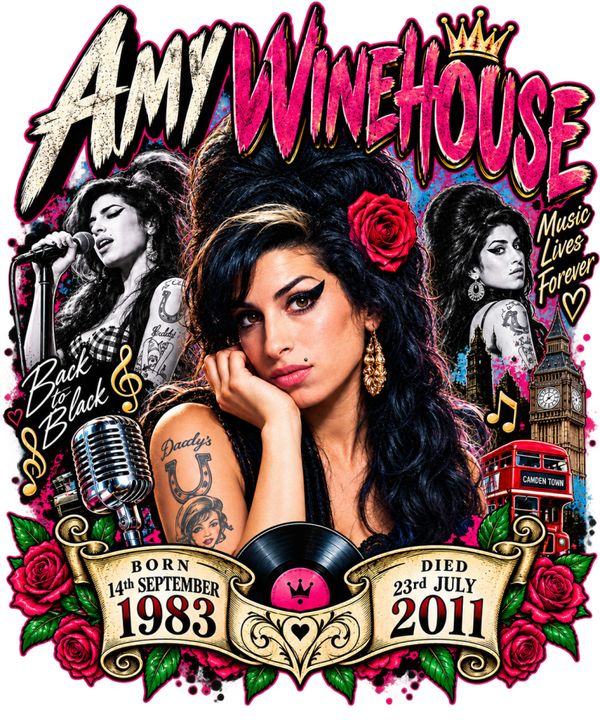 AMY WINEHOUSE 1983-2011 #419 Sublimation  Digital Download