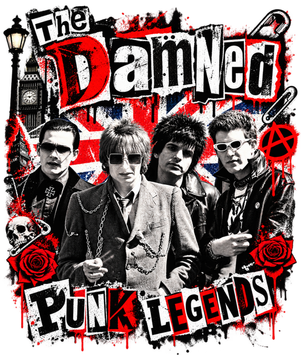 THE DAMNED PUNK LEGENDS #435 Sublimation  Digital Download