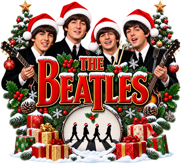 THE BEATLES CHRISTMAS #440 Sublimation  Digital Download