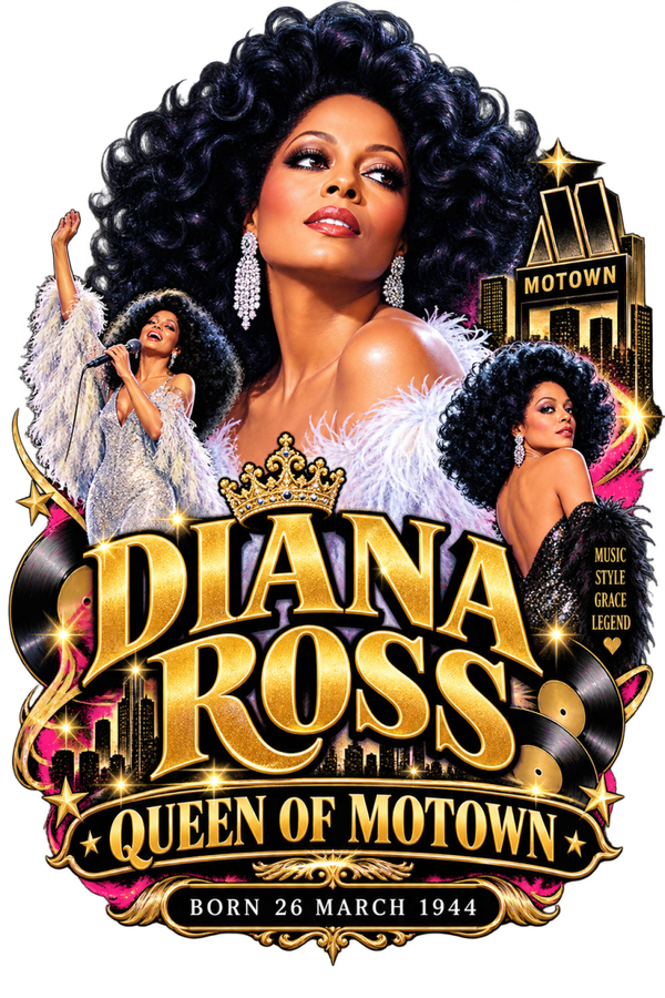 DIANA ROSS QUEEN OF MOTOWN #441 Sublimation  Digital Download