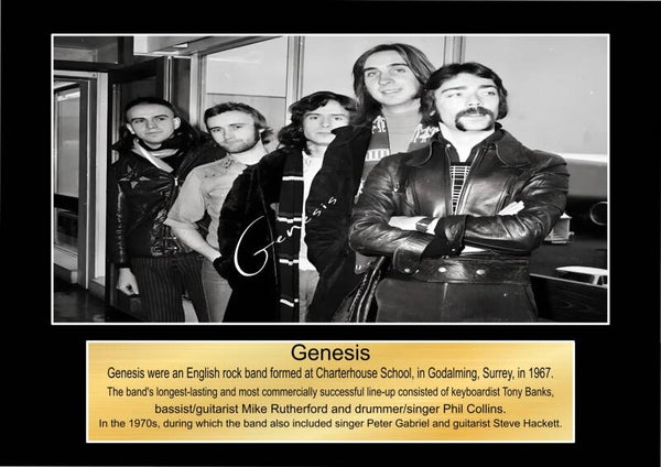 Genesis Music Poster Wall Art Memorabilia gift A5,A4,A3.