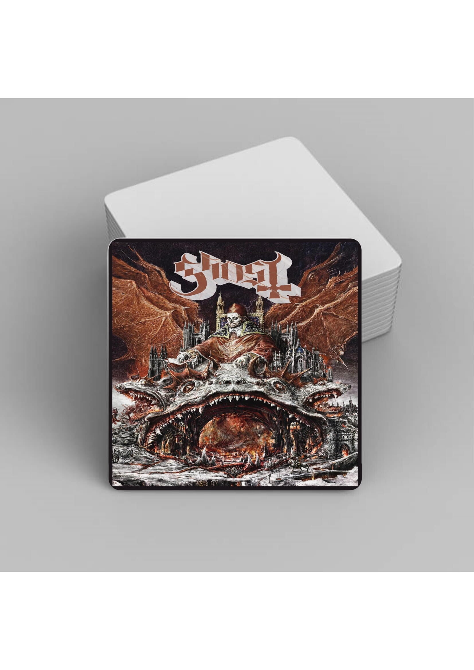 Ghost 1 Music Coasters Artist/Band /Concert 90mm x90mm.