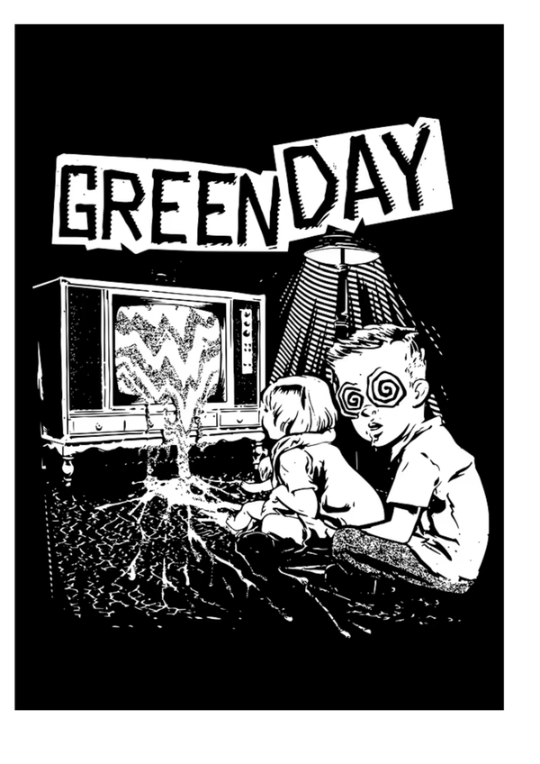 Green day 001 Music Print  Concert Wall Art Memorabilia gift A5,A4,A3