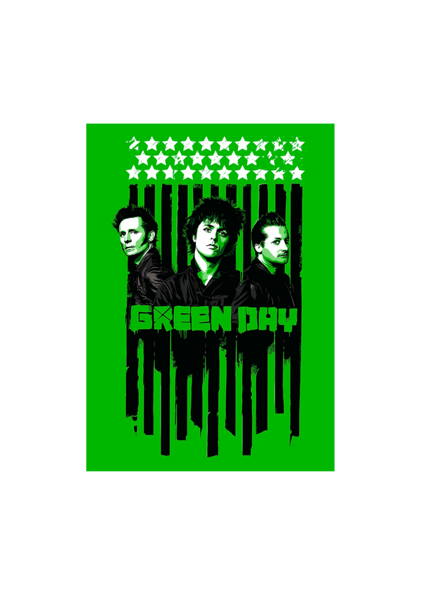 Green day 011 Music Print  Concert Wall Art Memorabilia gift A5,A4,A3