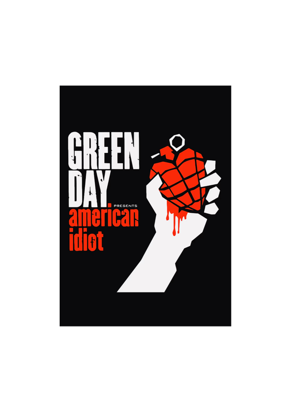 Green day 008 Music Print  Concert Wall Art Memorabilia gift A5,A4,A3