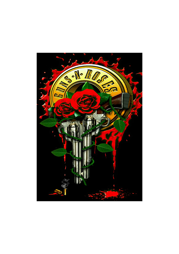 Guns n Roses 10 Music Print  Concert Wall Art Memorabilia gift A5,A4,A3