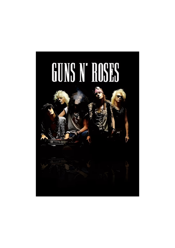 Guns n Roses 12 Music Print  Concert Wall Art Memorabilia gift A5,A4,A3