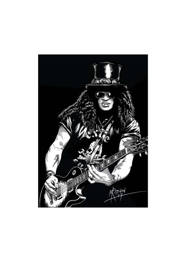 Guns n Roses 17 Music Print  Concert Wall Art Memorabilia gift A5,A4,A3
