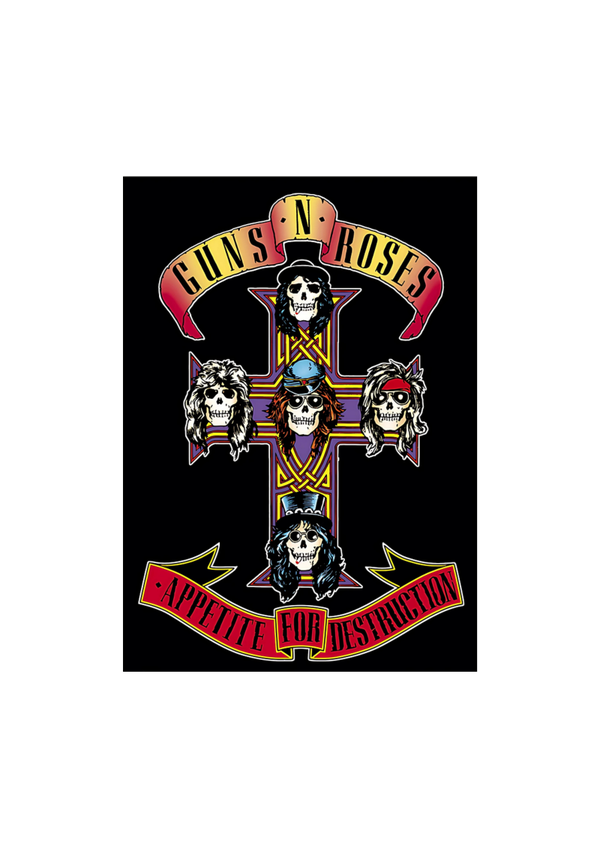 Guns n Roses 21 Music Print  Concert Wall Art Memorabilia gift A5,A4,A3