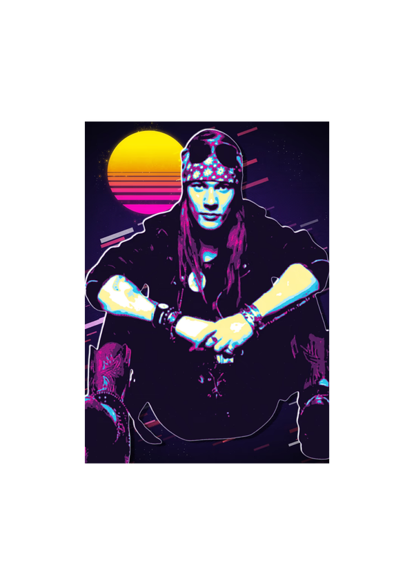 Guns n Roses 24 Music Print  Concert Wall Art Memorabilia gift A5,A4,A3