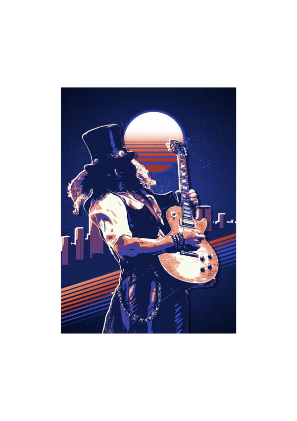 Guns n Roses 29 Music Print  Concert Wall Art Memorabilia gift A5,A4,A3