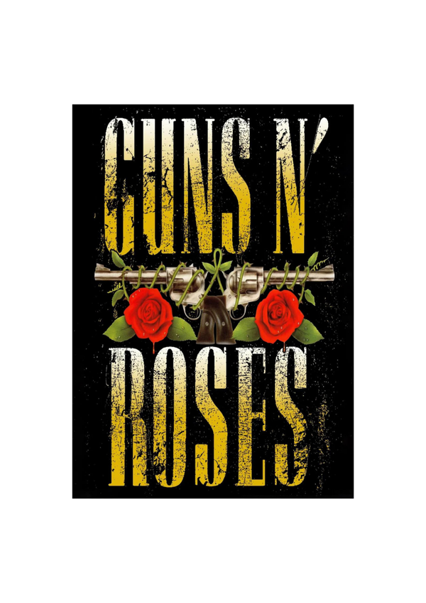 Guns n Roses 54 Music Print  Concert Wall Art Memorabilia gift A5,A4,A3